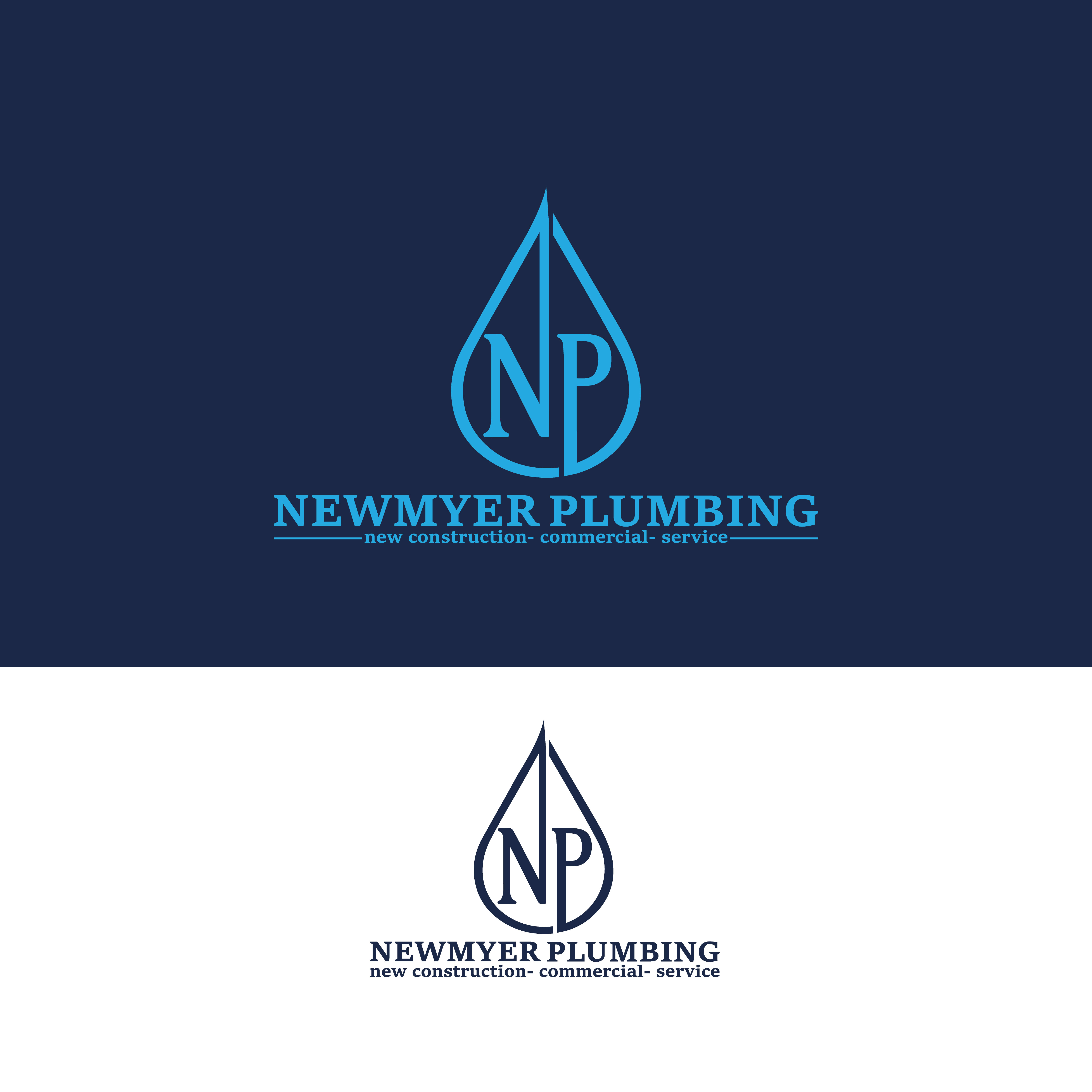 Logo Design by ainee4 for Newmyer plumbing LLC | Design #35446411