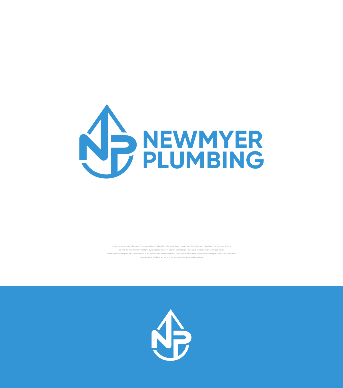 Logo-Design von apik. für Newmyer plumbing LLC | Design #35459279