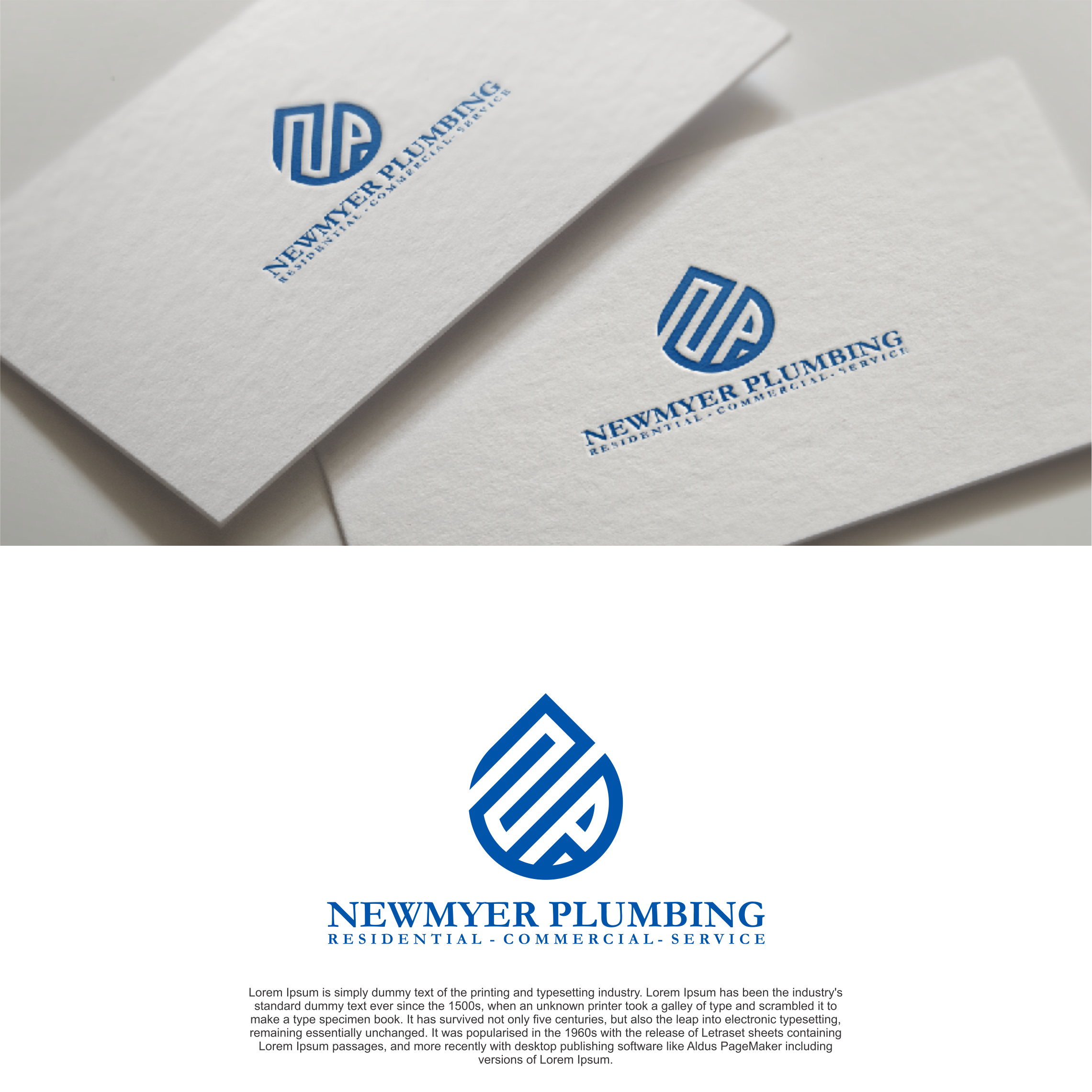 Logo Design by diego costa for Newmyer plumbing LLC | Design #35447080