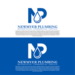 Logo Design by diego costa for Newmyer plumbing LLC | Design: #35447089