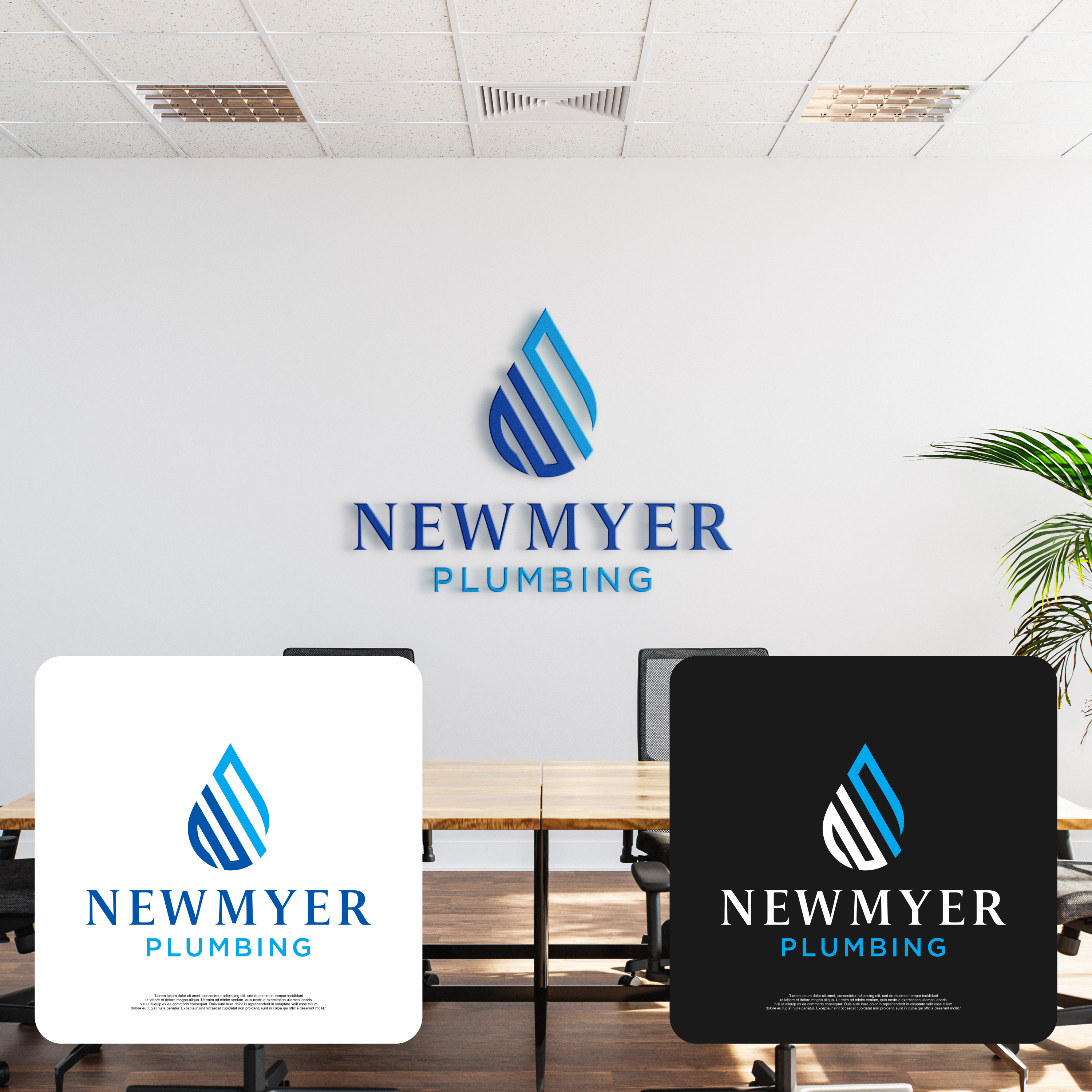 Logo-Design von arillingga für Newmyer plumbing LLC | Design #35446302