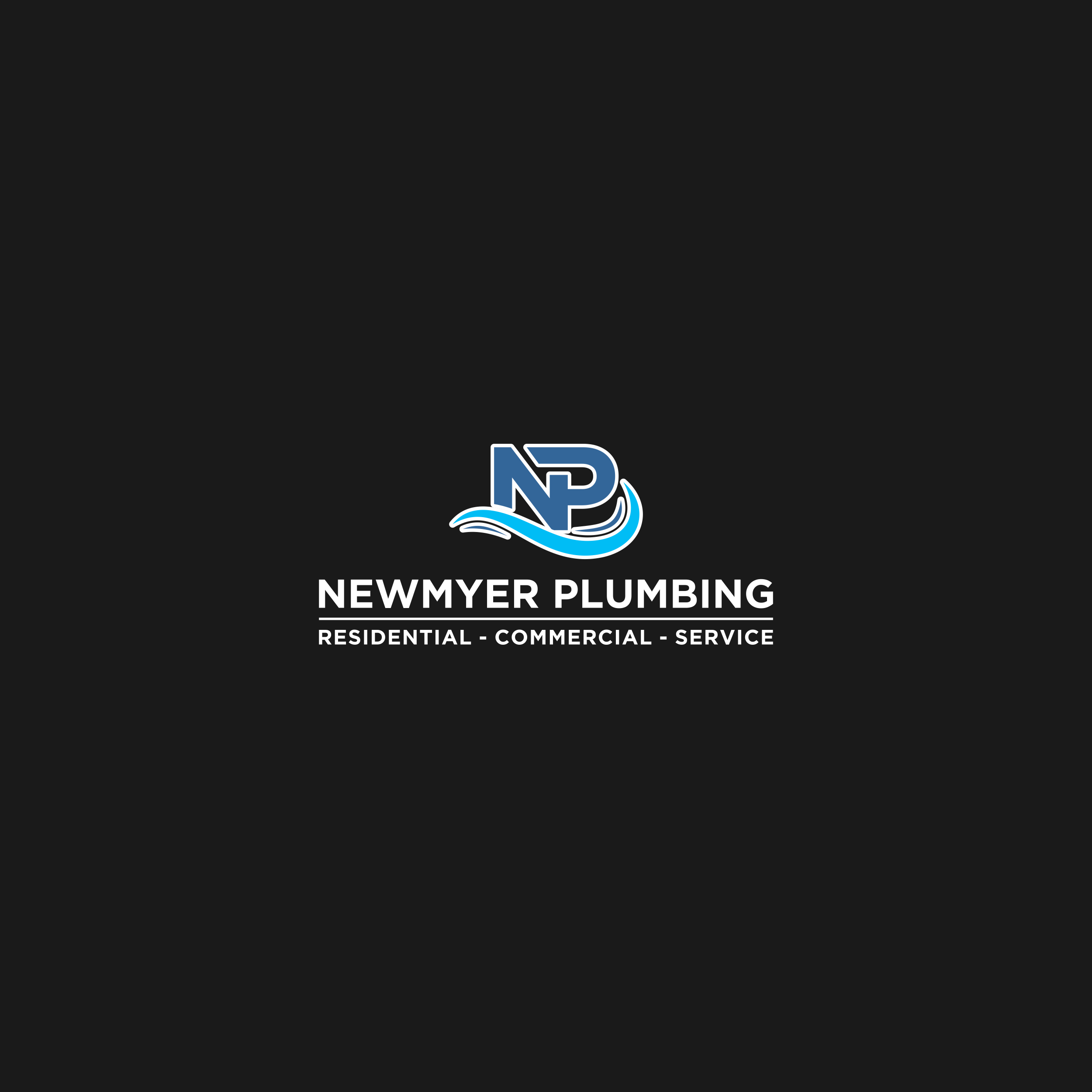 Logo Design by ndog for Newmyer plumbing LLC | Design #35606377