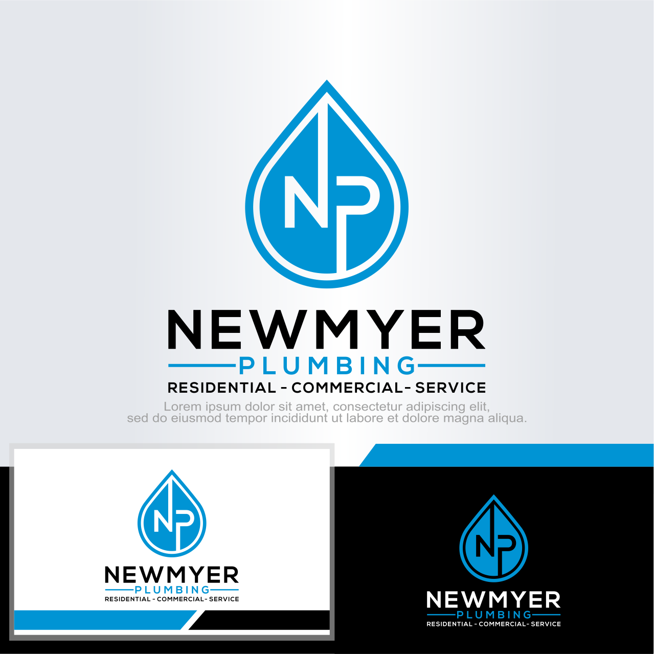 Logo-Design von Argidhan für Newmyer plumbing LLC | Design #35449557