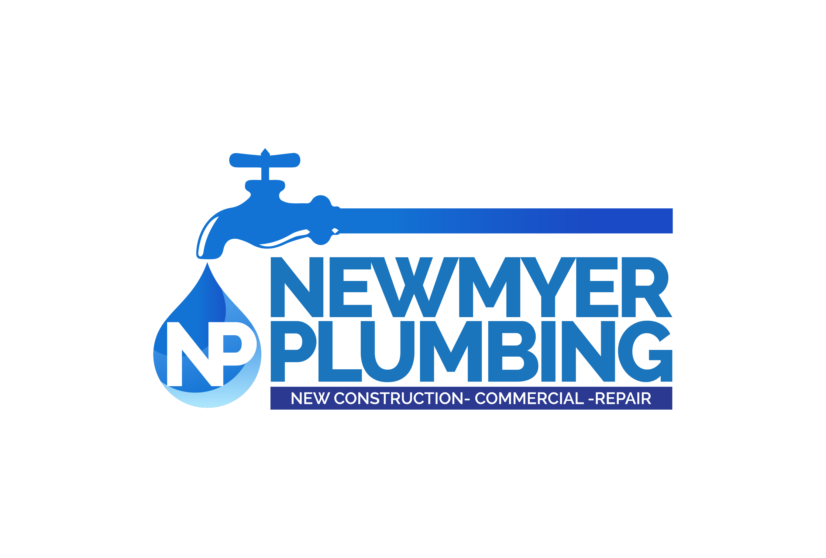 Logo Design by Designer Lihansa for Newmyer plumbing LLC | Design #35456304
