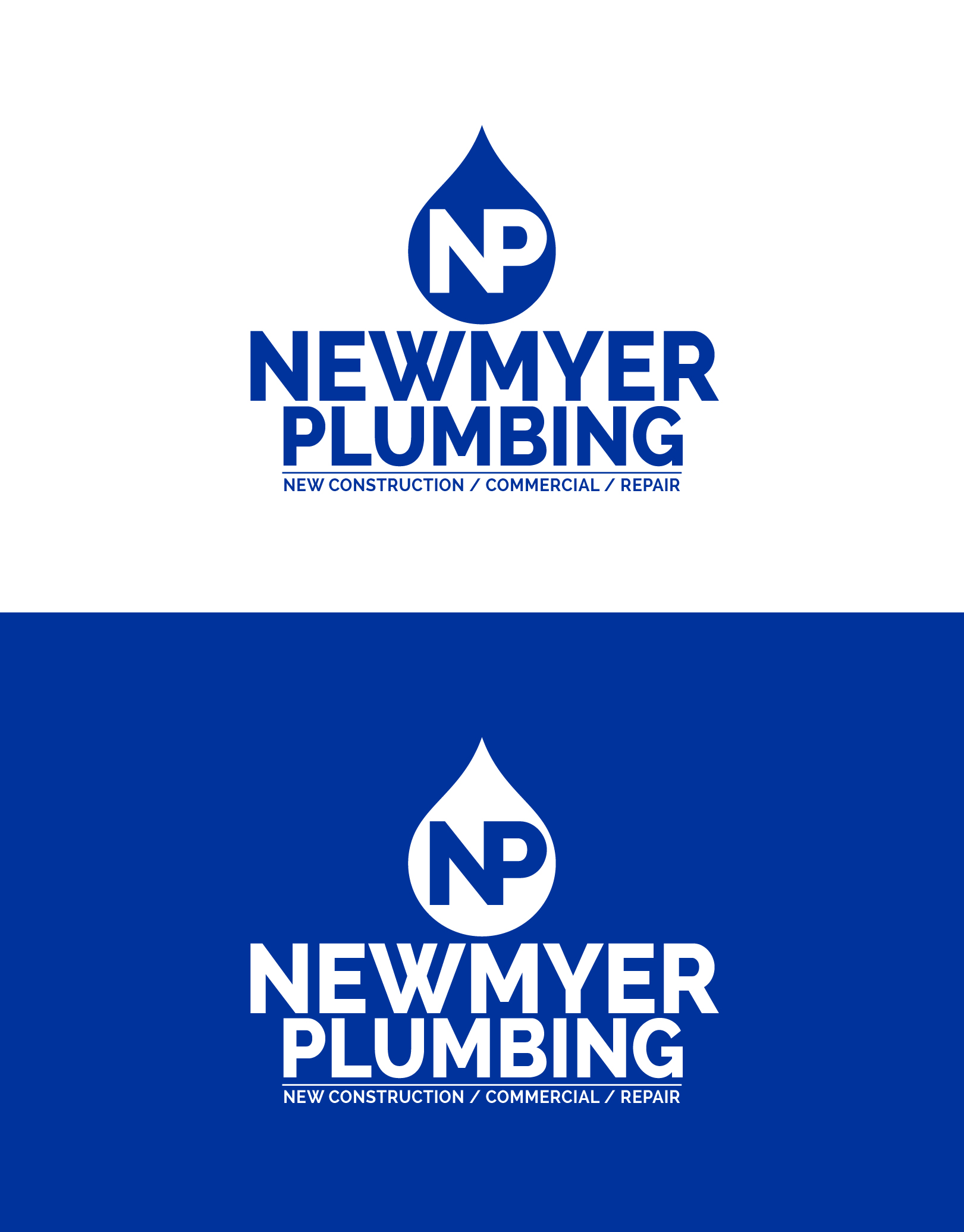 Logo Design by Designer Lihansa for Newmyer plumbing LLC | Design #35461293