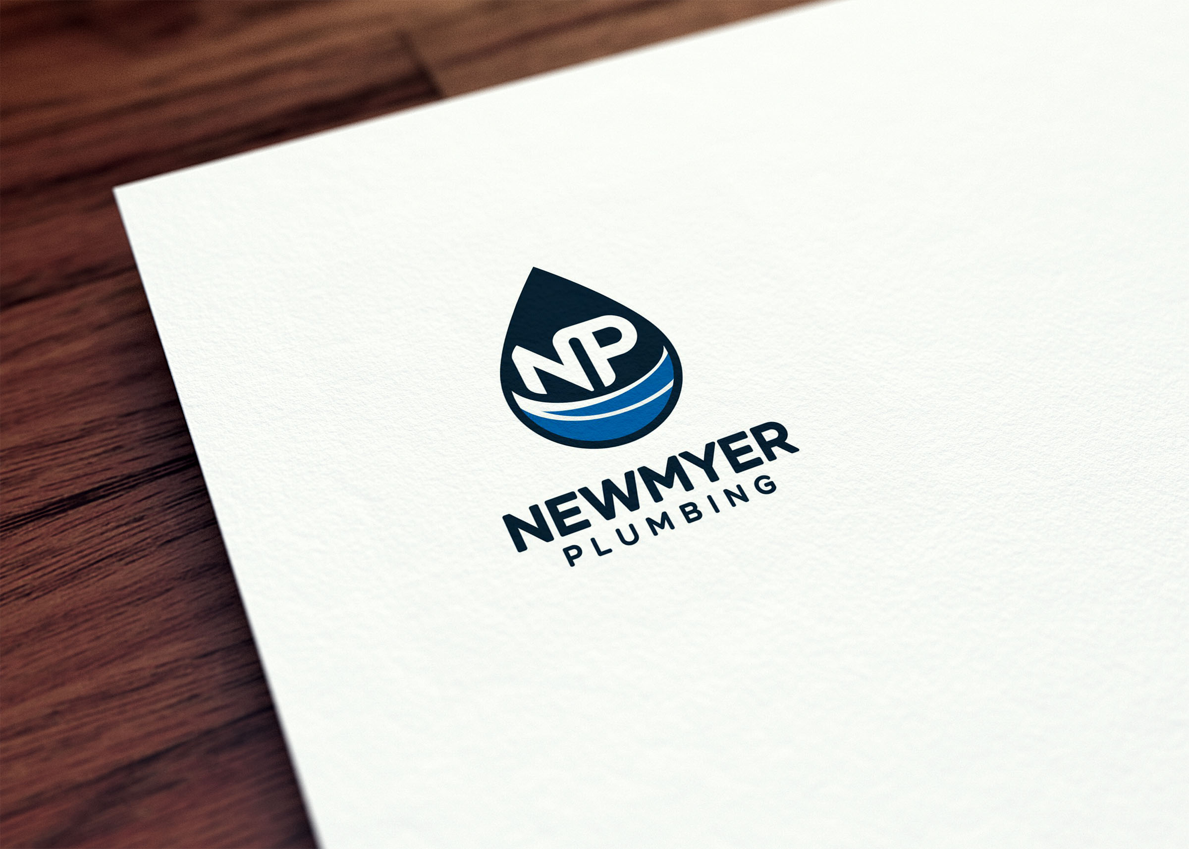 Diseño de Logo por Majesty Design  para Newmyer plumbing LLC | Diseño #35464603