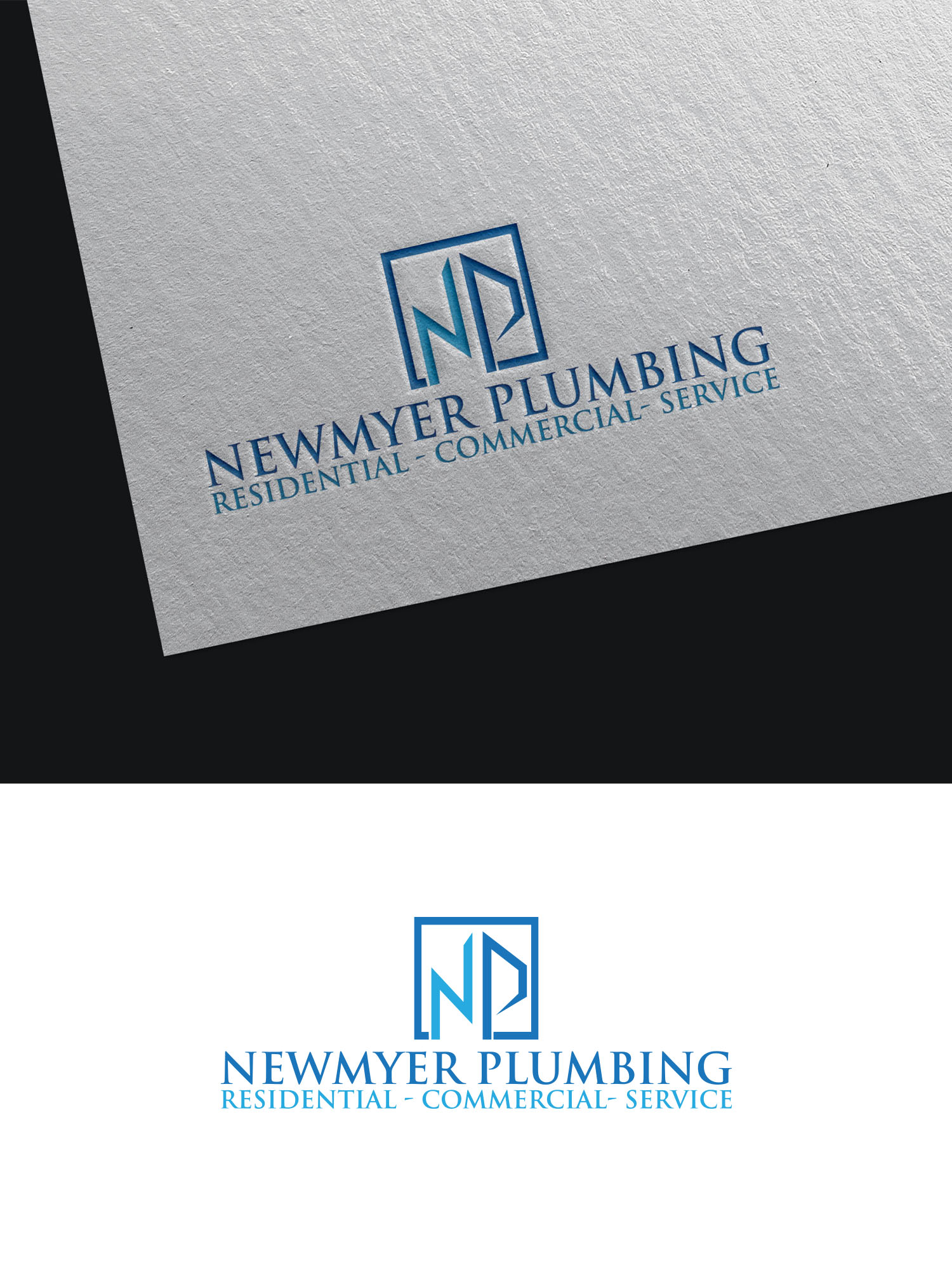 Logo Design by Majesty Design  for Newmyer plumbing LLC | Design #35464649