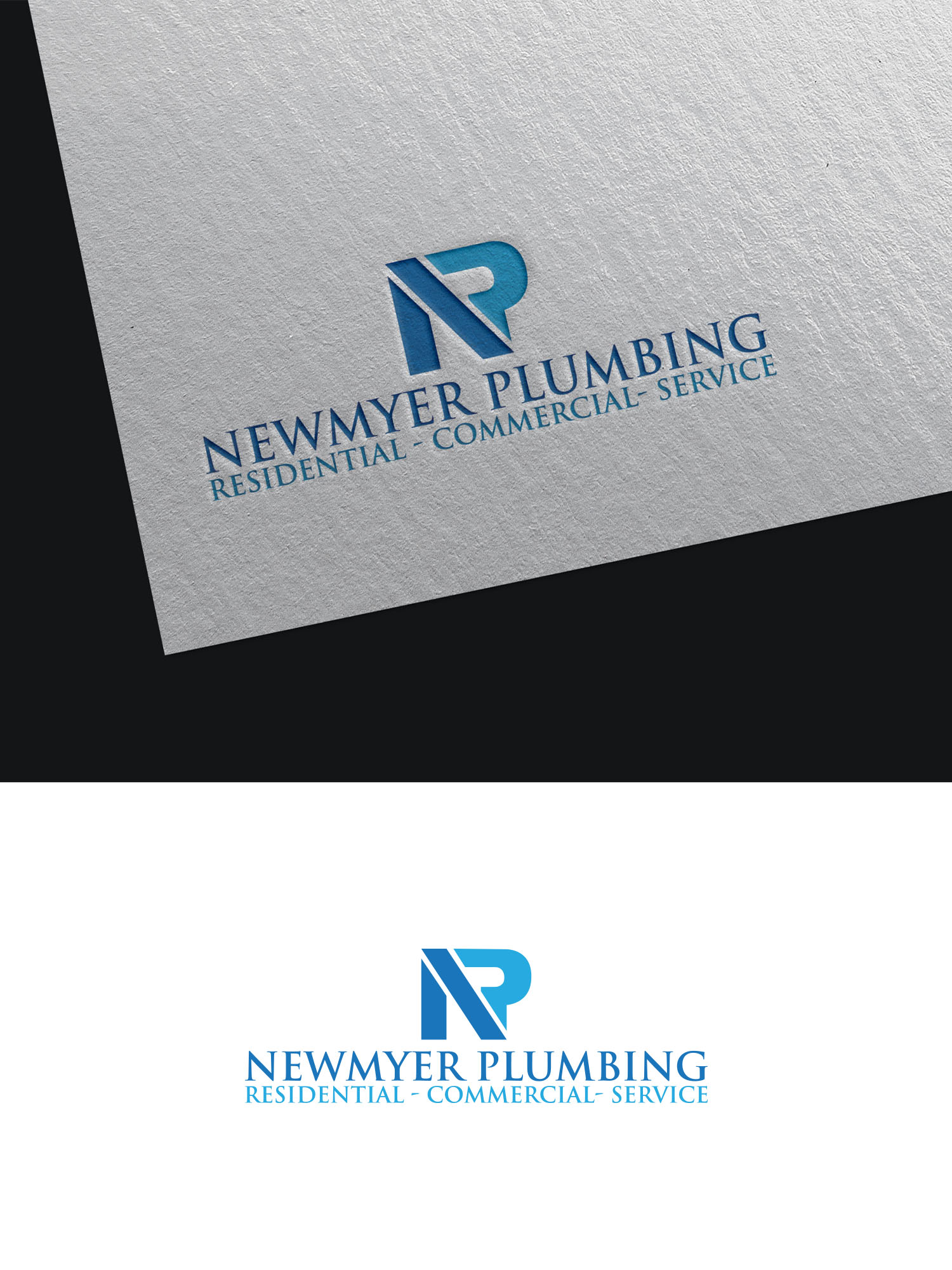 Logo Design by Majesty Design  for Newmyer plumbing LLC | Design #35464651