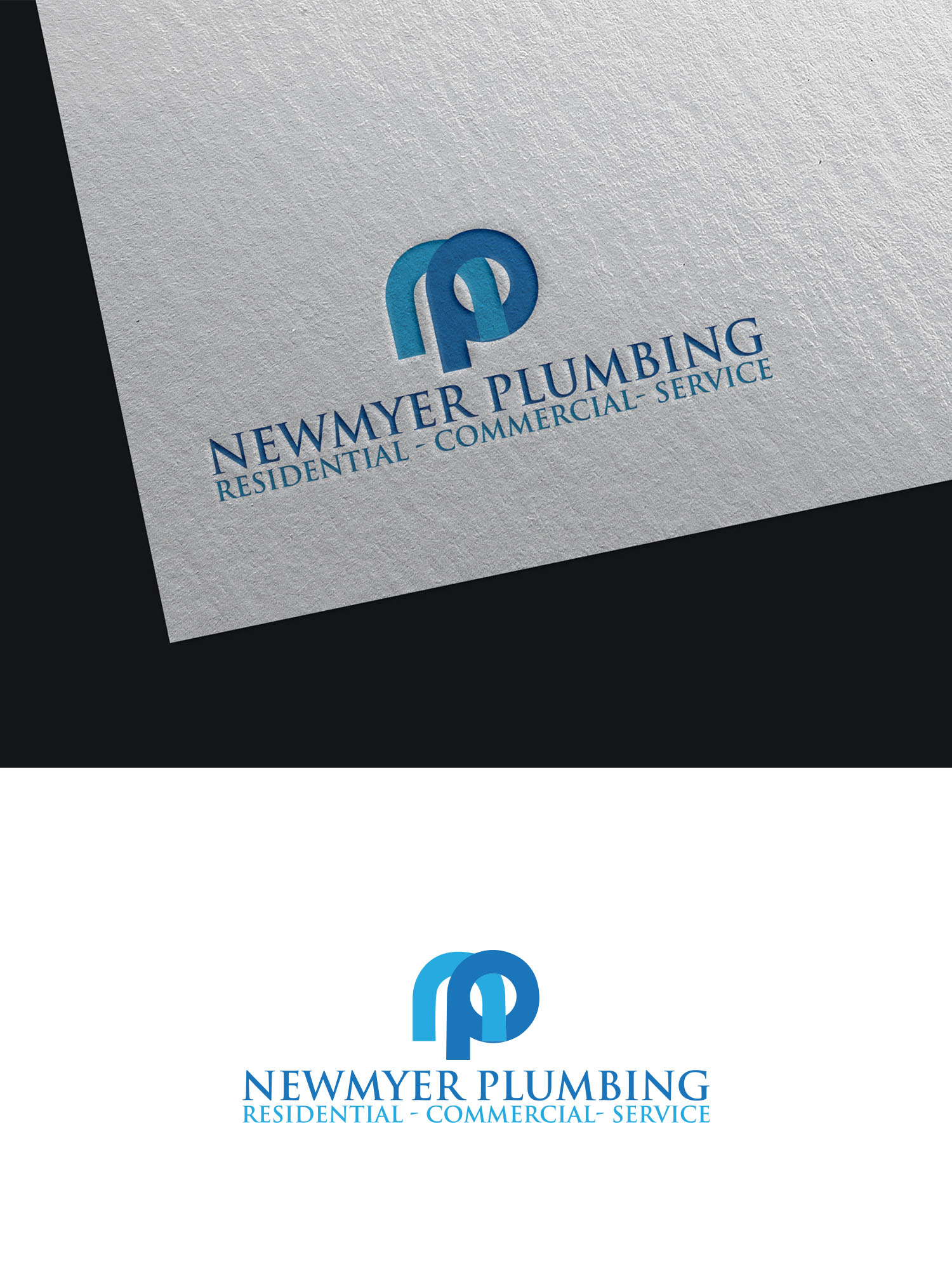 Logo Design by Majesty Design  for Newmyer plumbing LLC | Design #35464652