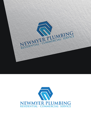 Logo Design by Majesty Design  for Newmyer plumbing LLC | Design: #35464655