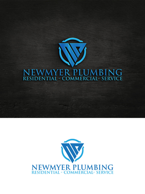 Logo Design by Majesty Design  for Newmyer plumbing LLC | Design: #35464658