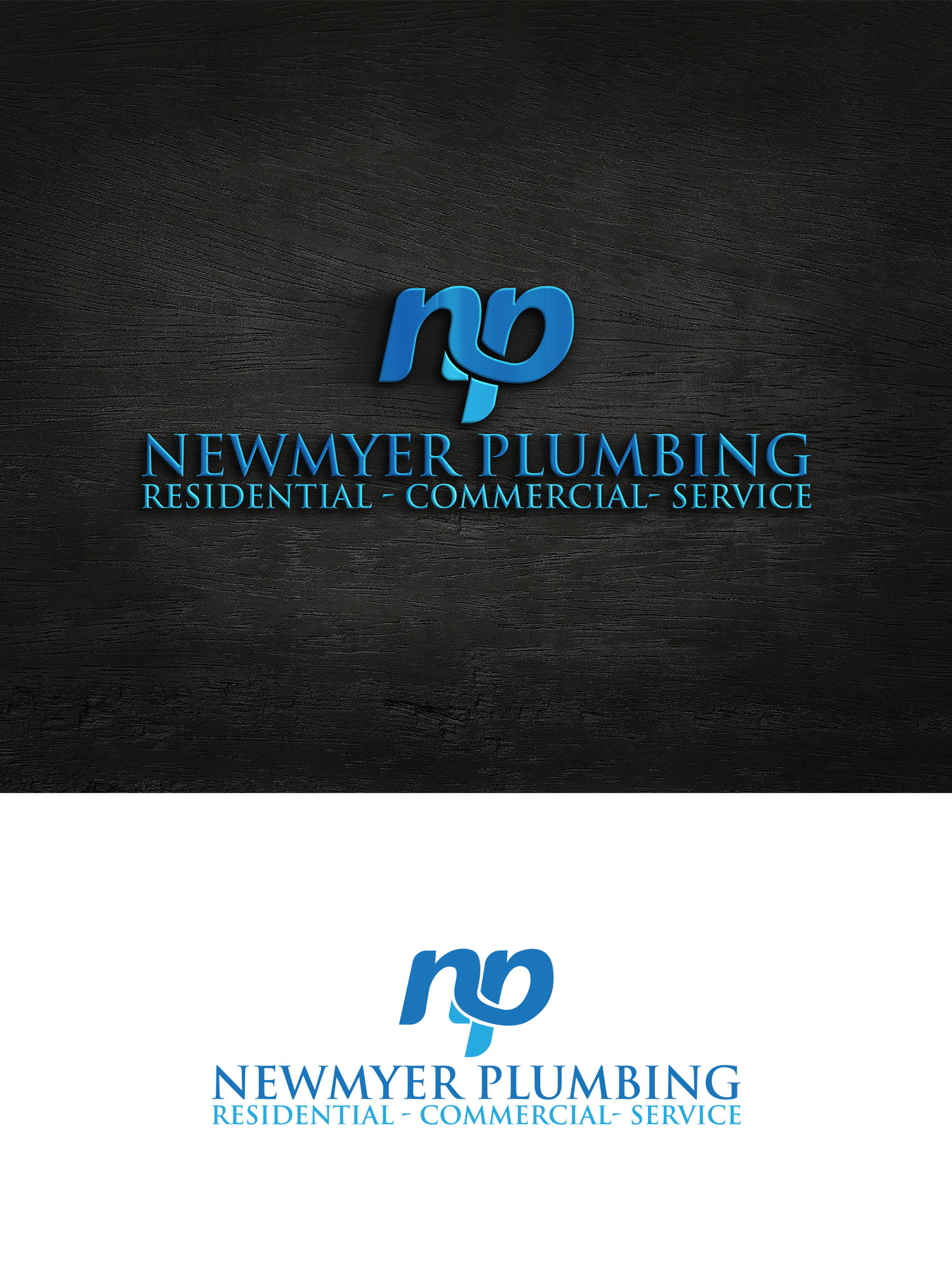 Logo Design by Majesty Design  for Newmyer plumbing LLC | Design #35464659
