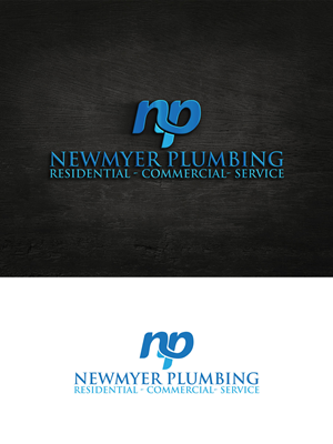 Logo Design by Majesty Design  for Newmyer plumbing LLC | Design: #35464659