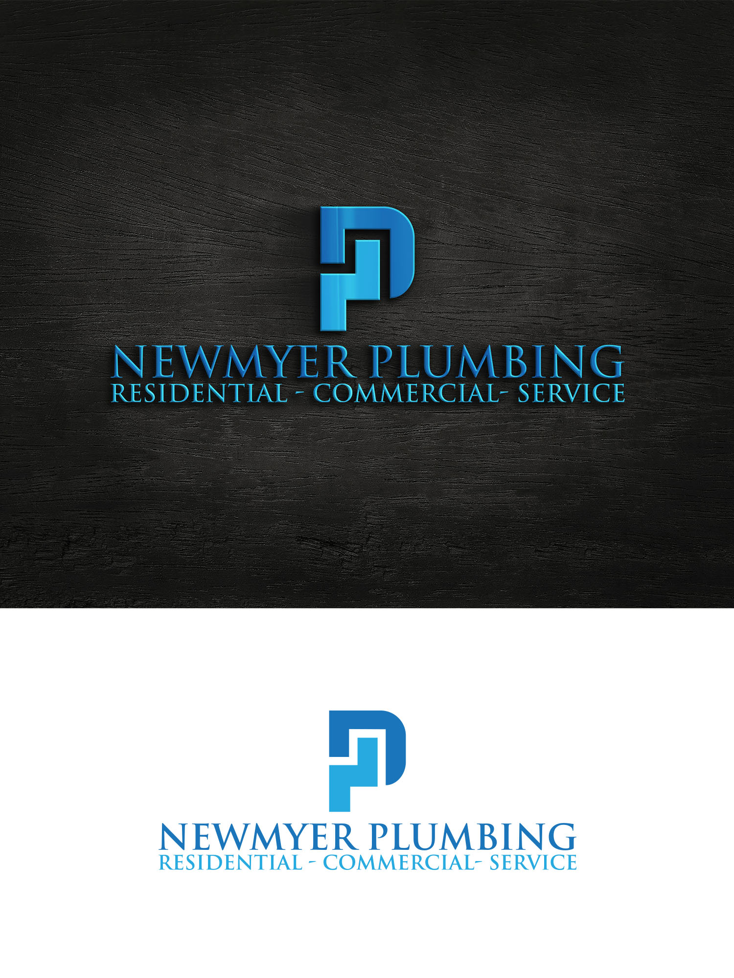 Logo Design by Majesty Design  for Newmyer plumbing LLC | Design #35464660
