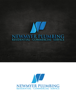 Logo Design by Majesty Design  for Newmyer plumbing LLC | Design: #35464661