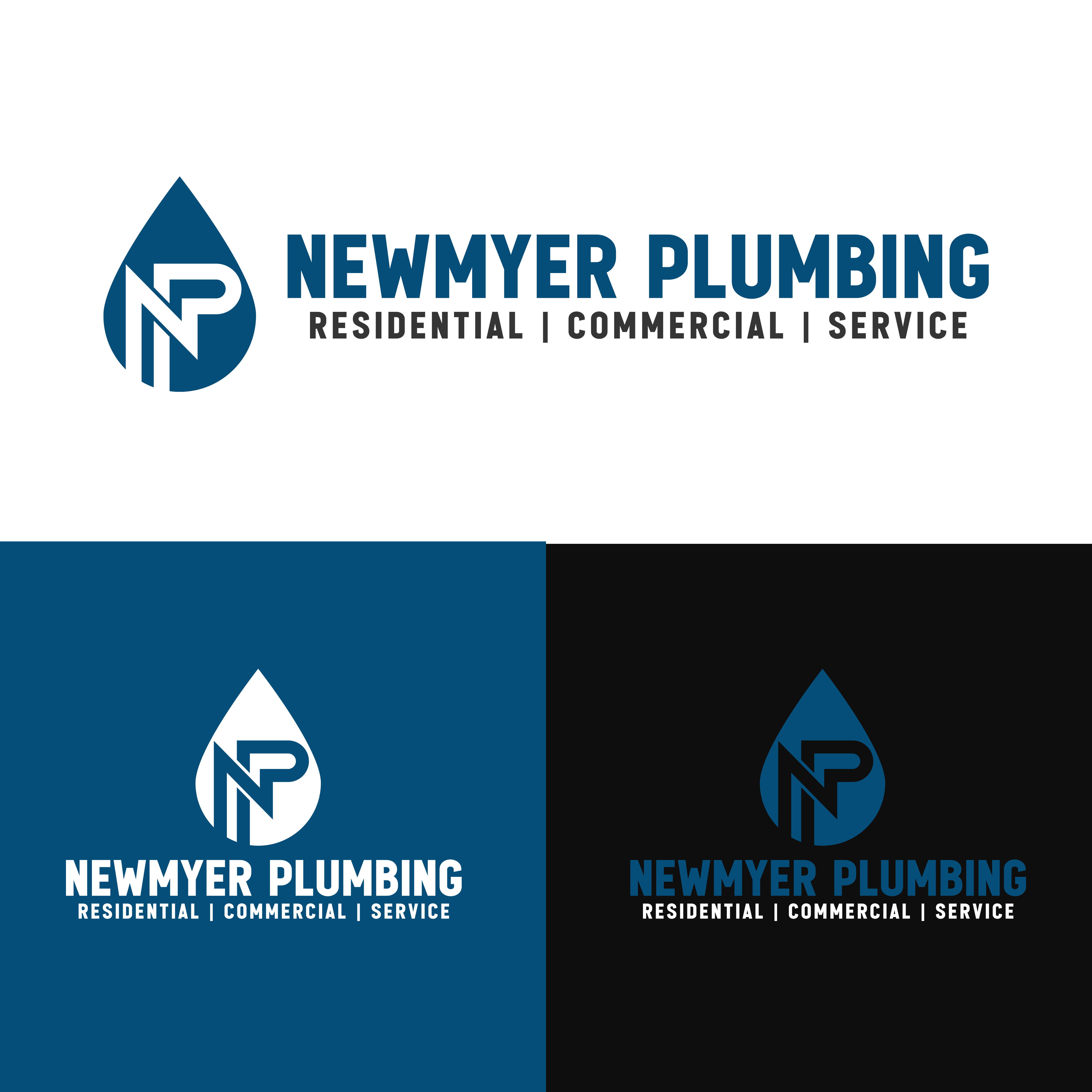 Logo Design by Monique6699 for Newmyer plumbing LLC | Design #35472453