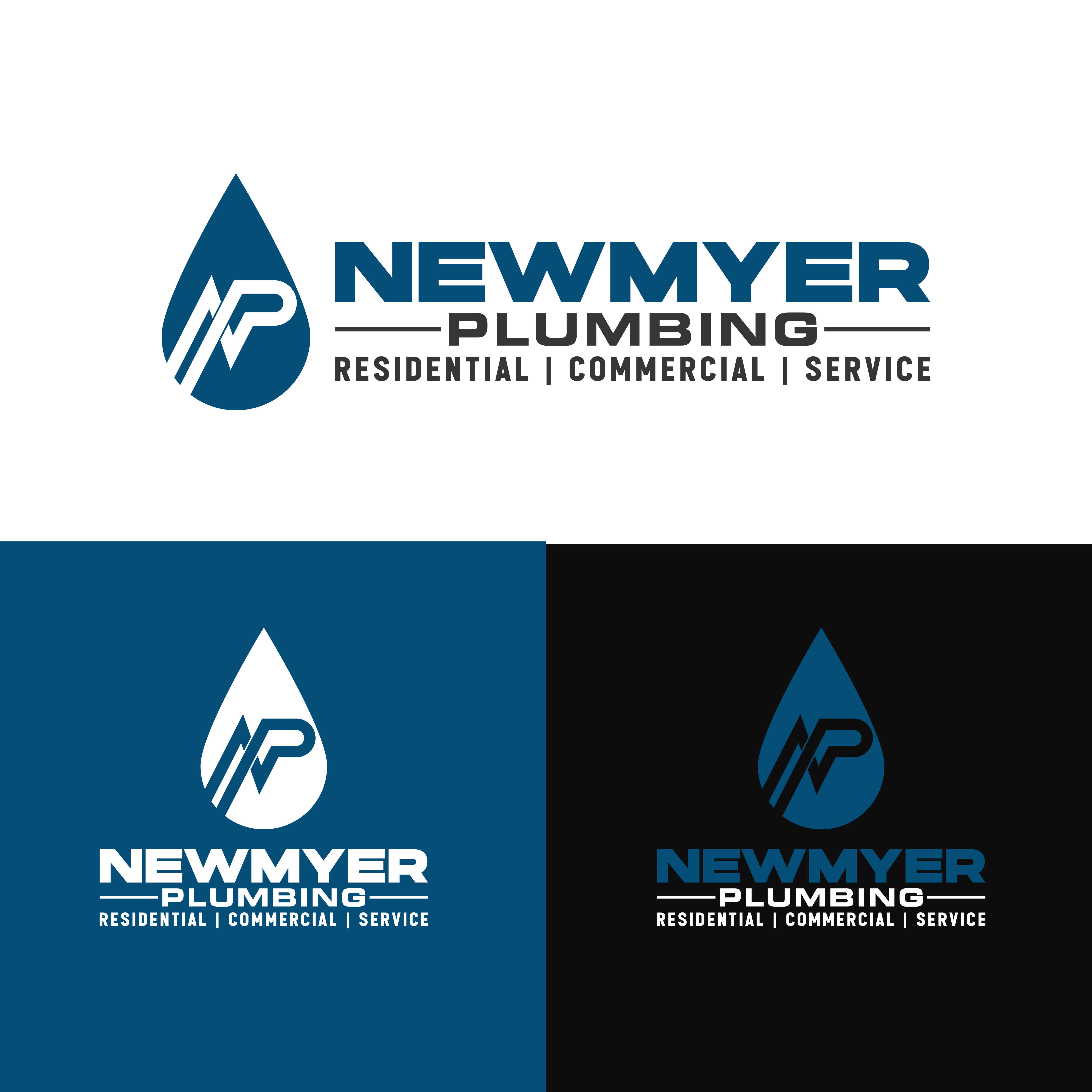 Logo Design by Monique6699 for Newmyer plumbing LLC | Design #35472531