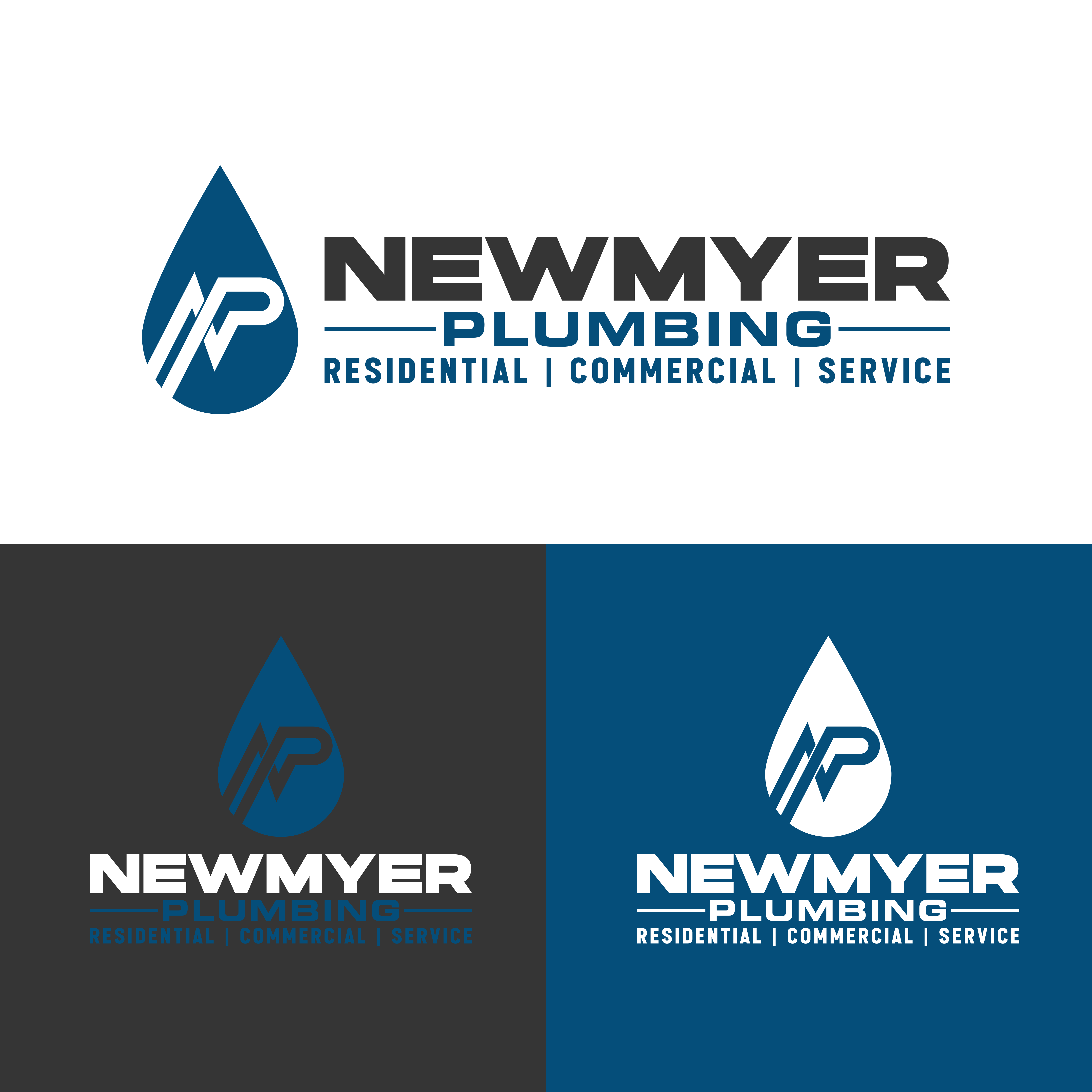 Logo Design by Monique6699 for Newmyer plumbing LLC | Design #35479294