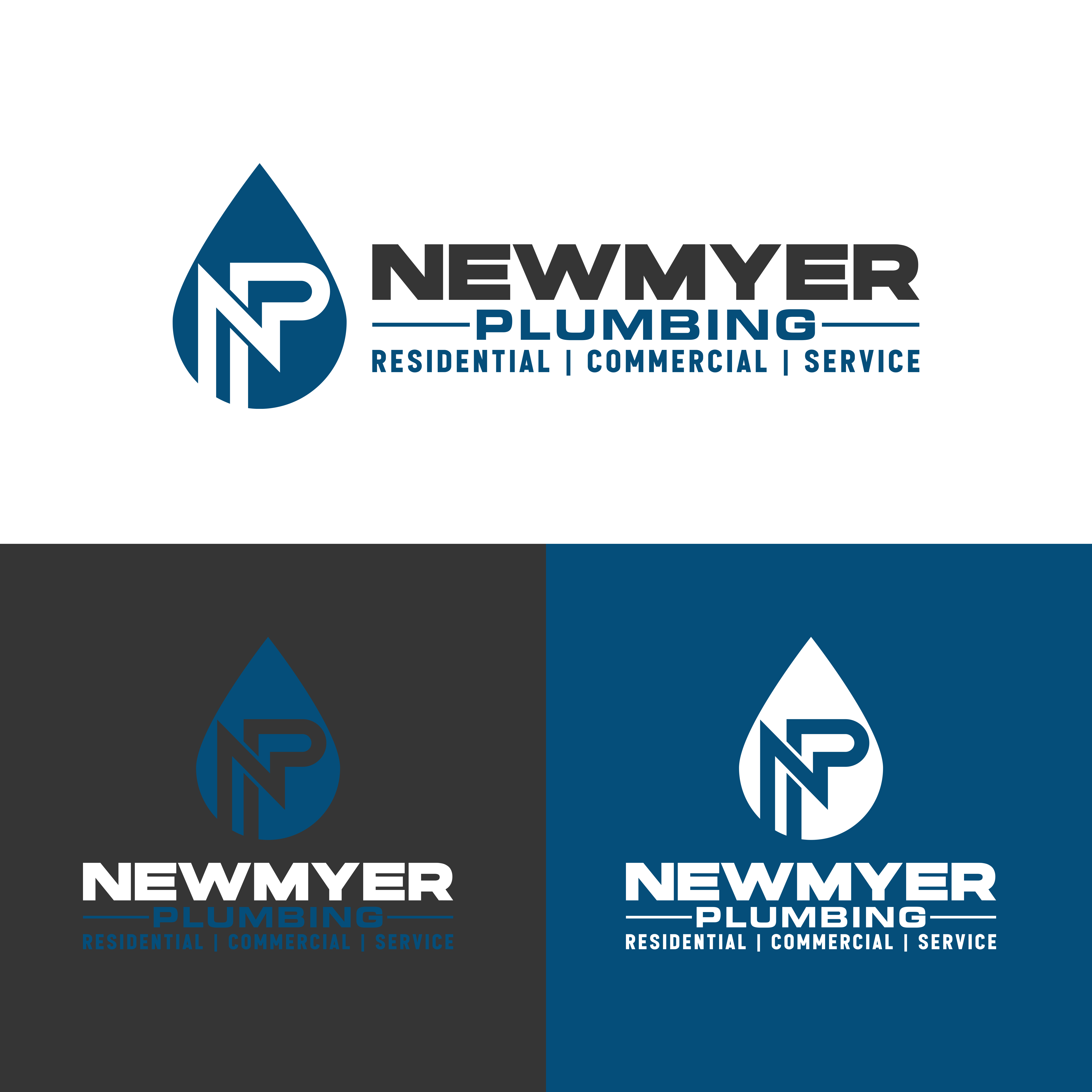 Logo Design by Monique6699 for Newmyer plumbing LLC | Design #35479323