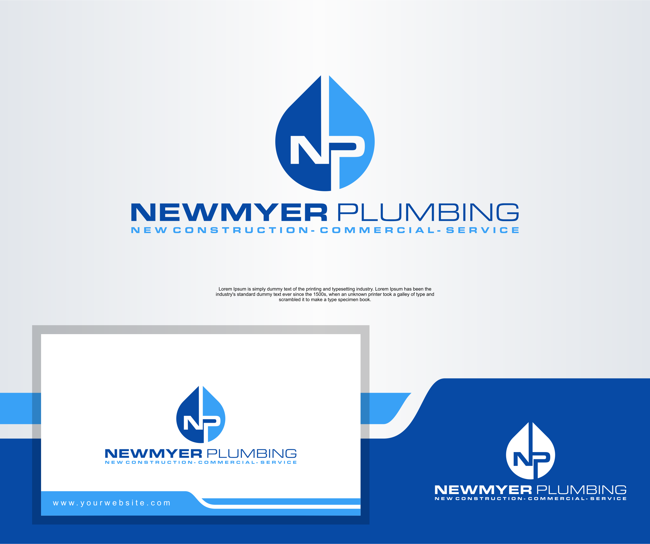 Logo Design by element2 for Newmyer plumbing LLC | Design #35445919