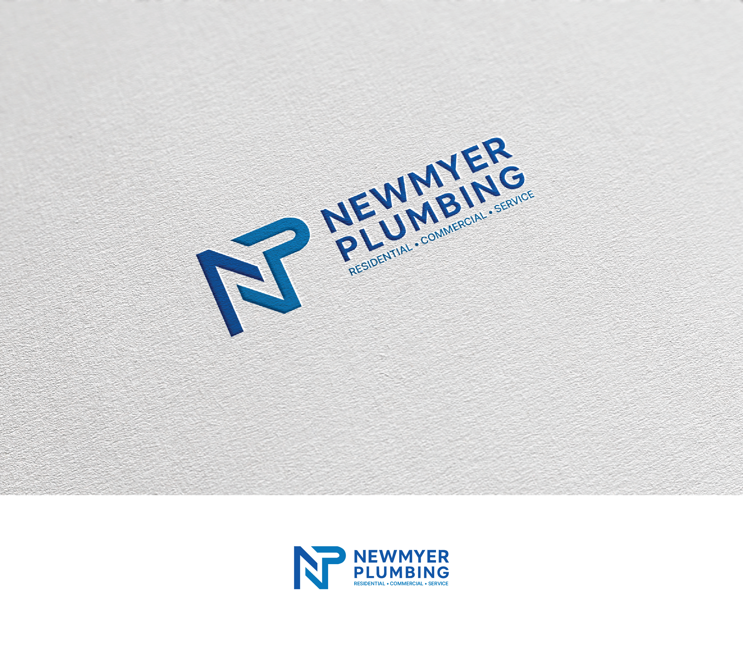 Logo Design by Afsana_Hoque for Newmyer plumbing LLC | Design #35462953