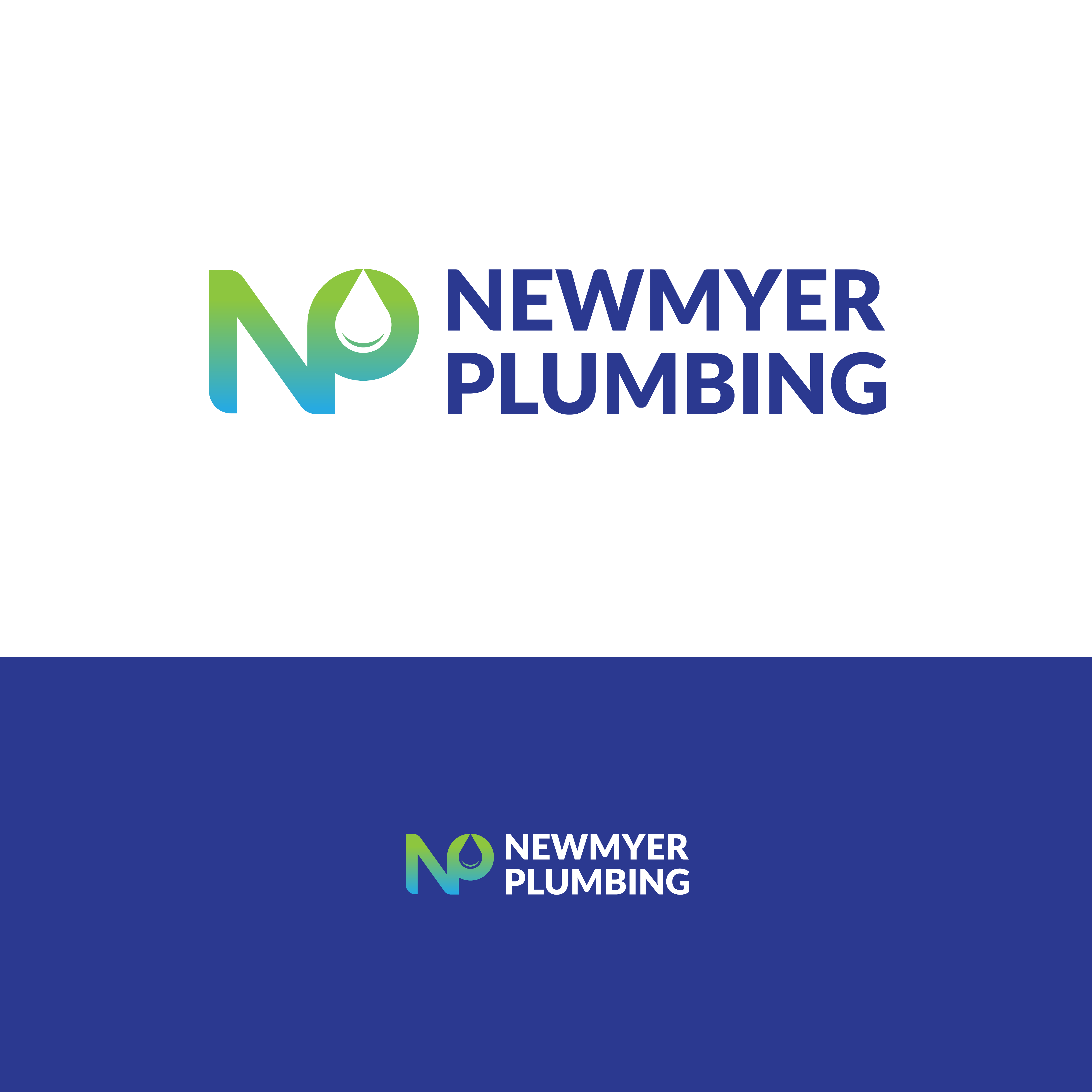 Logo Design by biaggong for Newmyer plumbing LLC | Design #35447692