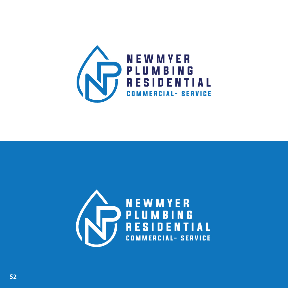 Logo-Design von Sujit Banerjee für Newmyer plumbing LLC | Design #35460988
