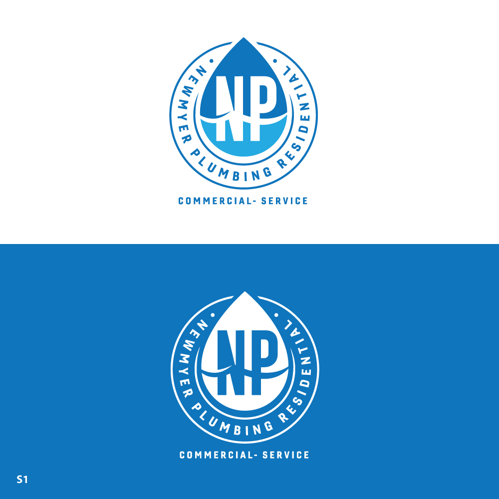Logo-Design von Sujit Banerjee für Newmyer plumbing LLC | Design #35460990