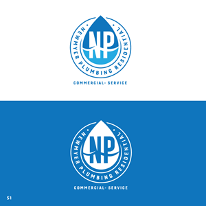 Logo Design by Sujit Banerjee for Newmyer plumbing LLC | Design: #35460990