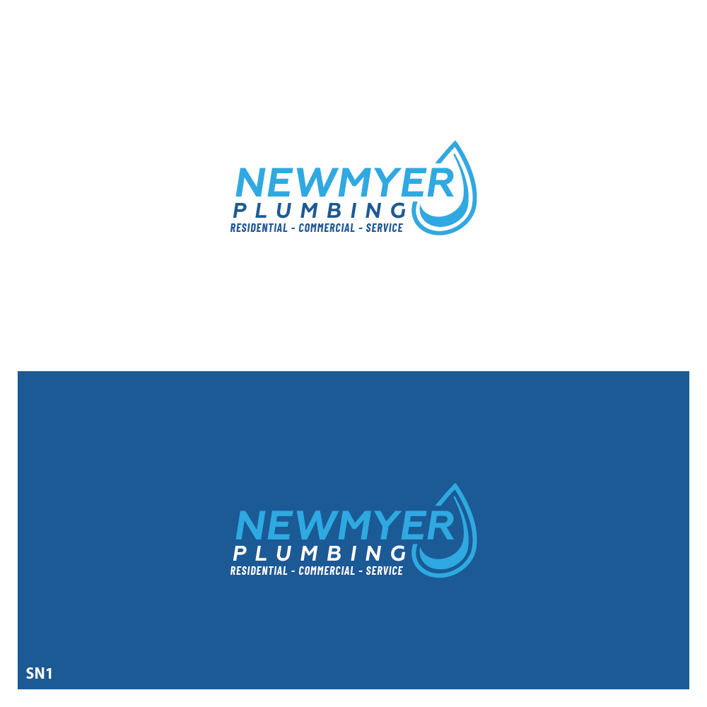 Logo-Design von Sujit Banerjee für Newmyer plumbing LLC | Design #35460991