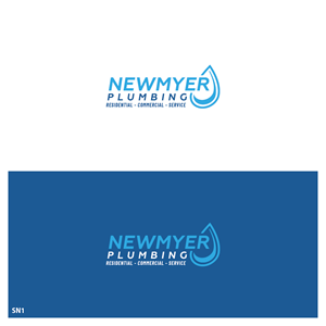 Logo Design by Sujit Banerjee for Newmyer plumbing LLC | Design: #35460991