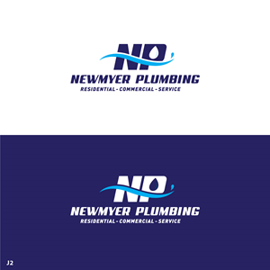 Logo Design by Sujit Banerjee for Newmyer plumbing LLC | Design: #35460992