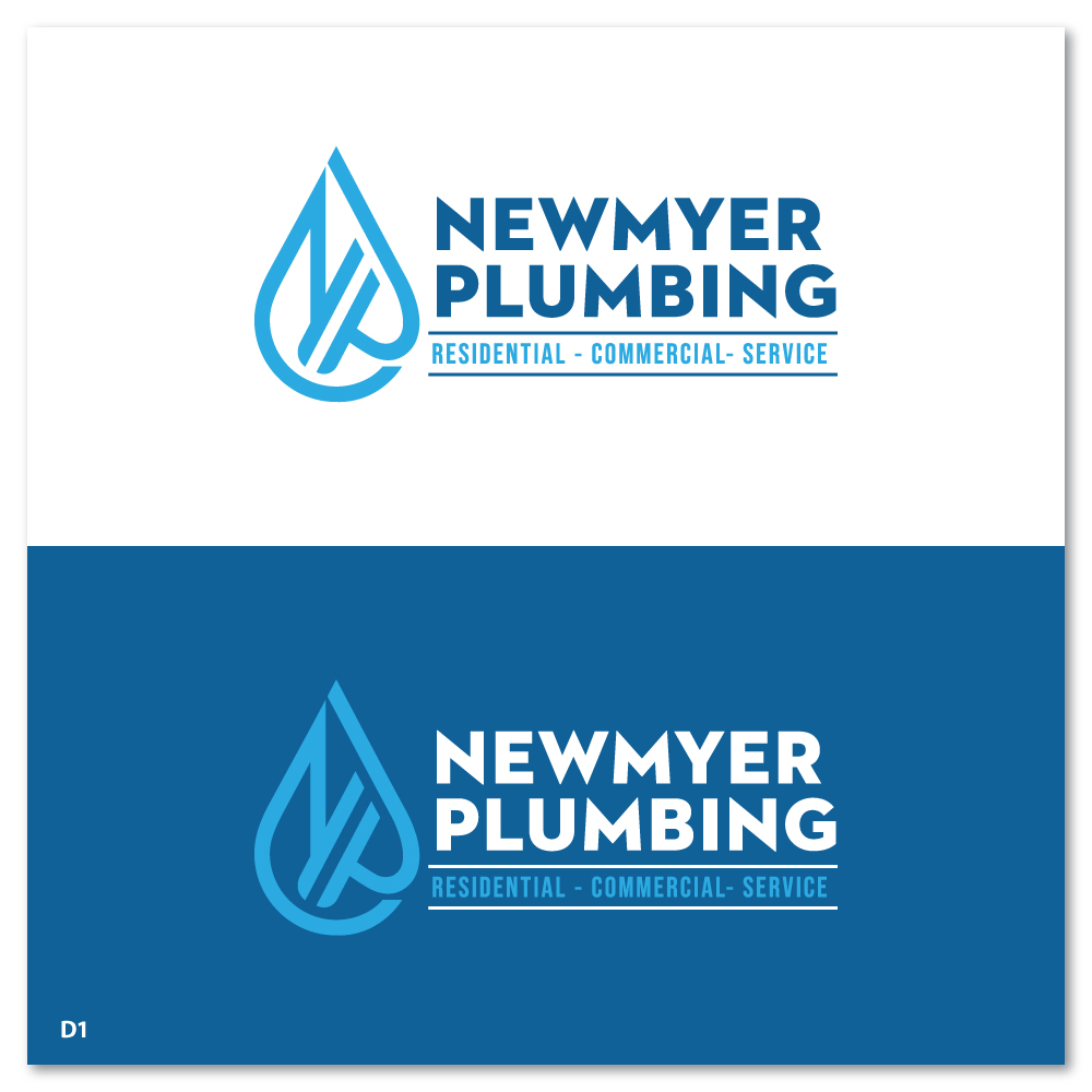 Logo-Design von Sujit Banerjee für Newmyer plumbing LLC | Design #35460993