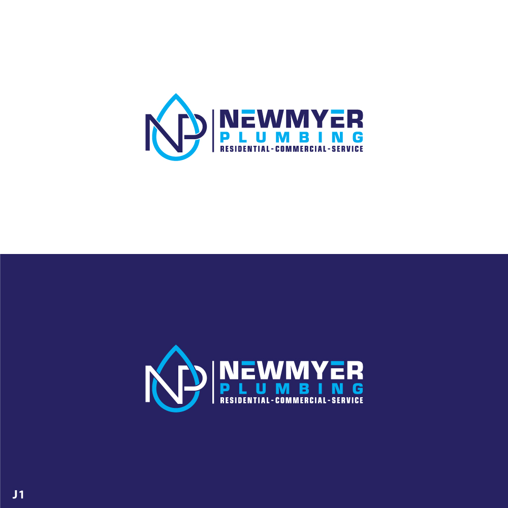 Logo-Design von Sujit Banerjee für Newmyer plumbing LLC | Design #35460994