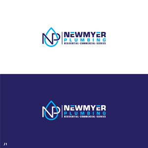 Logo Design by Sujit Banerjee for Newmyer plumbing LLC | Design: #35460994