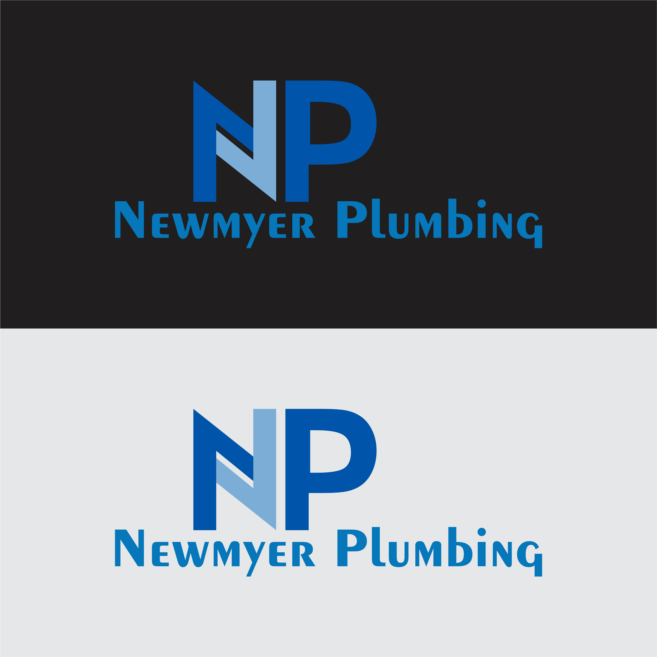 Logo Design by kara for Newmyer plumbing LLC | Design #35452970
