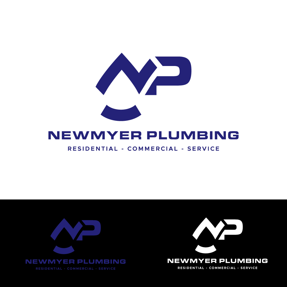 Logo Design by H4R5Z for Newmyer plumbing LLC | Design #35449739