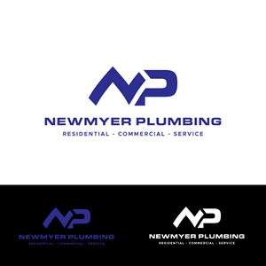 Logo Design by H4R5Z for Newmyer plumbing LLC | Design: #35449748