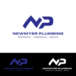 Logo Design by H4R5Z for Newmyer plumbing LLC | Design: #35449784