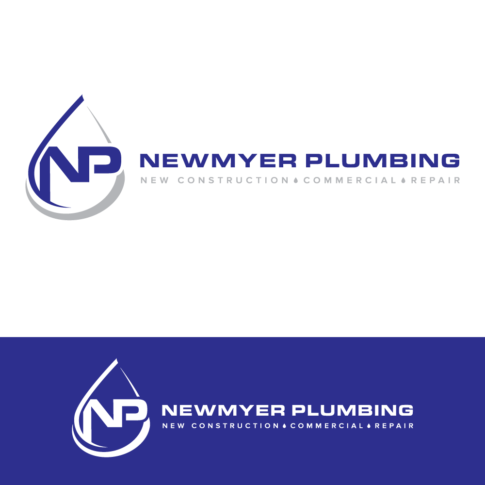 Logo Design by H4R5Z for Newmyer plumbing LLC | Design #35472576