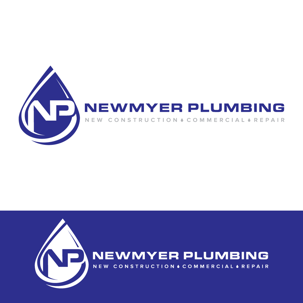 Logo Design by H4R5Z for Newmyer plumbing LLC | Design #35472625