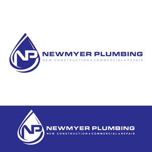 Logo Design by H4R5Z for Newmyer plumbing LLC | Design: #35472625