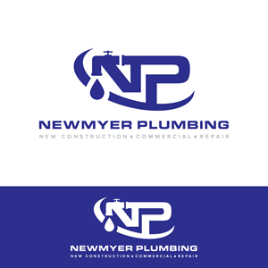 Logo Design by H4R5Z for Newmyer plumbing LLC | Design: #35487716