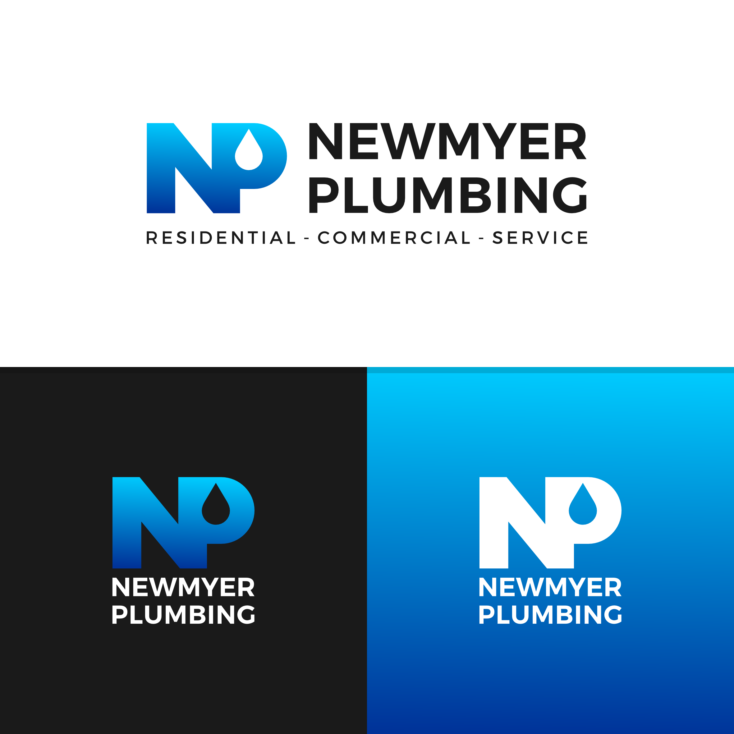 Logo Design by vectorel for Newmyer plumbing LLC | Design #35450719