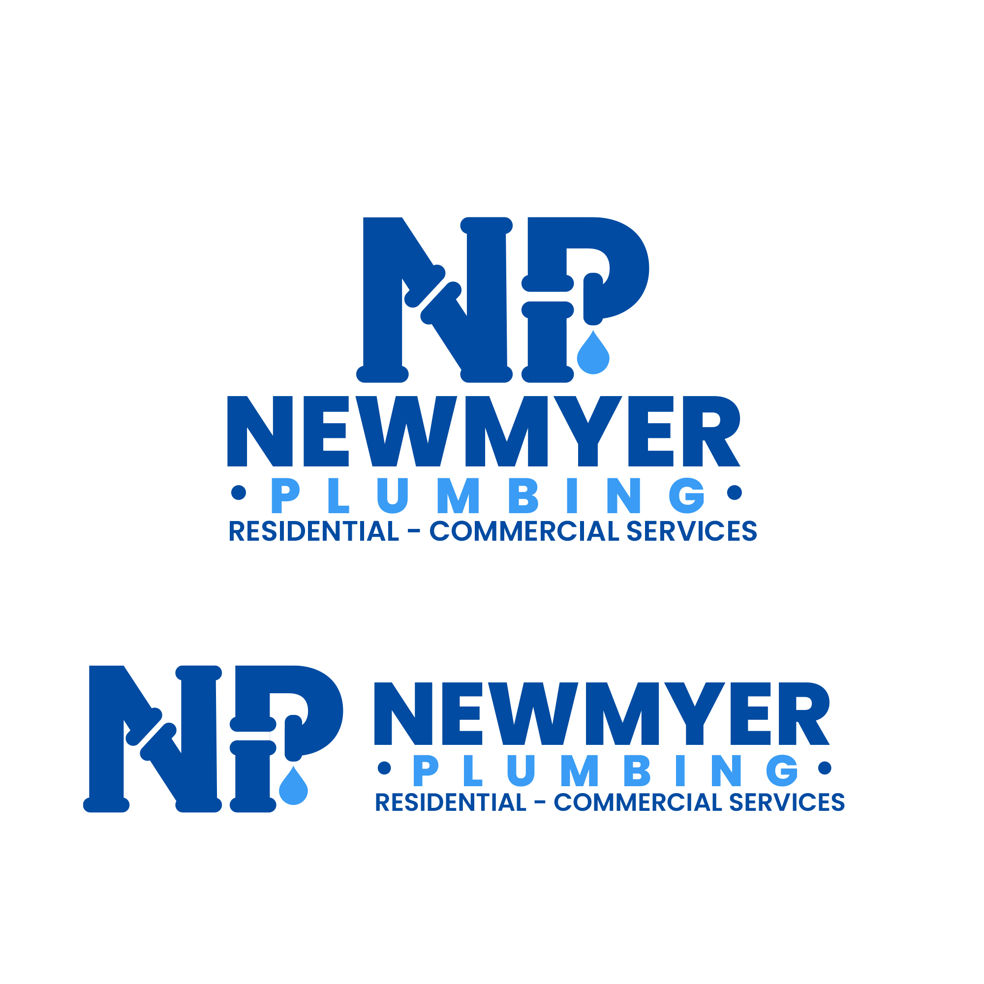 Logo Design by DSCMedia™ for Newmyer plumbing LLC | Design #35476617