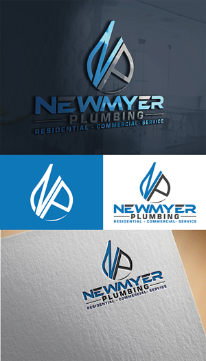 Diseño de Logo por Imran_me para Newmyer plumbing LLC | Diseño #35457677