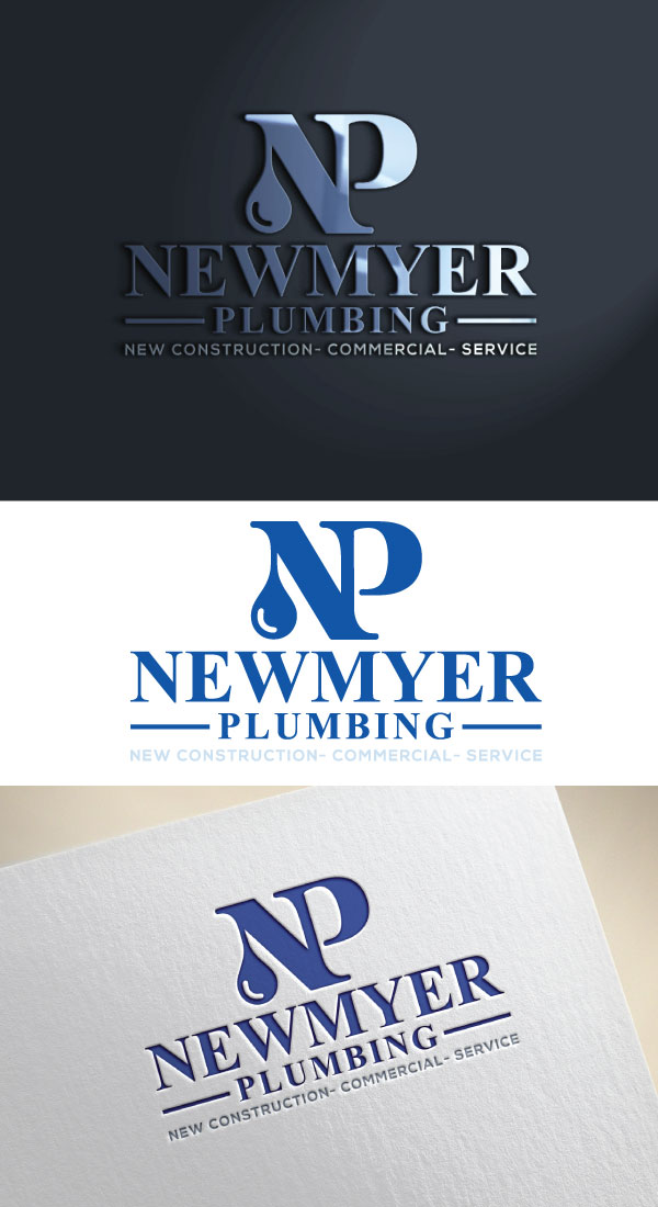 Logo Design by AB design ..... for Newmyer plumbing LLC | Design #35446090
