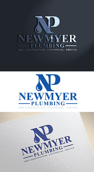 Diseño de Logo por AB design ..... para Newmyer plumbing LLC | Diseño: #35446090