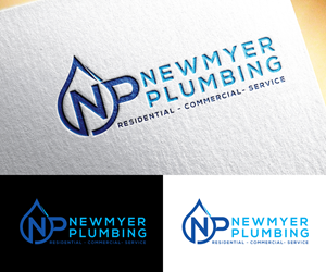 Logo Design by step forward 2 for Newmyer plumbing LLC | Design: #35455858
