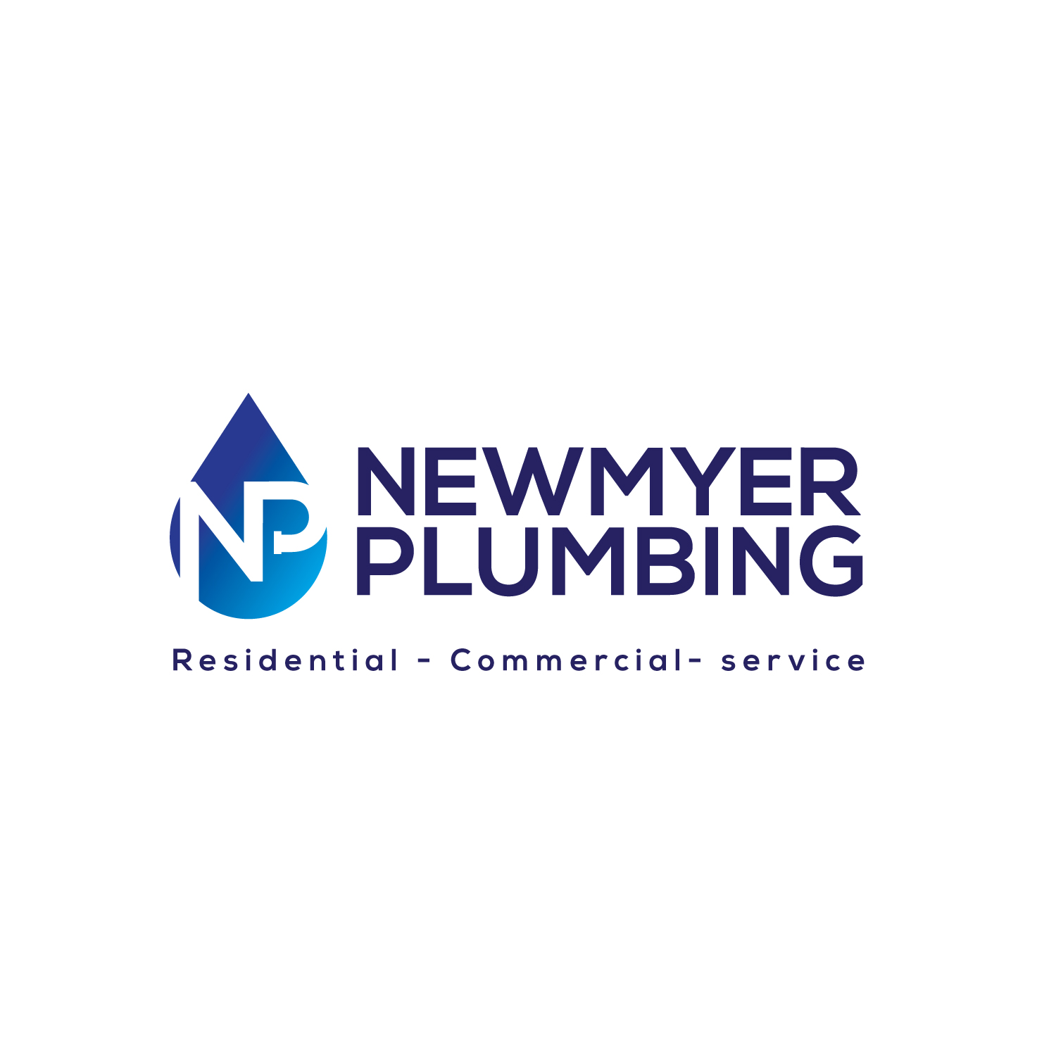 Logo Design by geni for Newmyer plumbing LLC | Design #35479607
